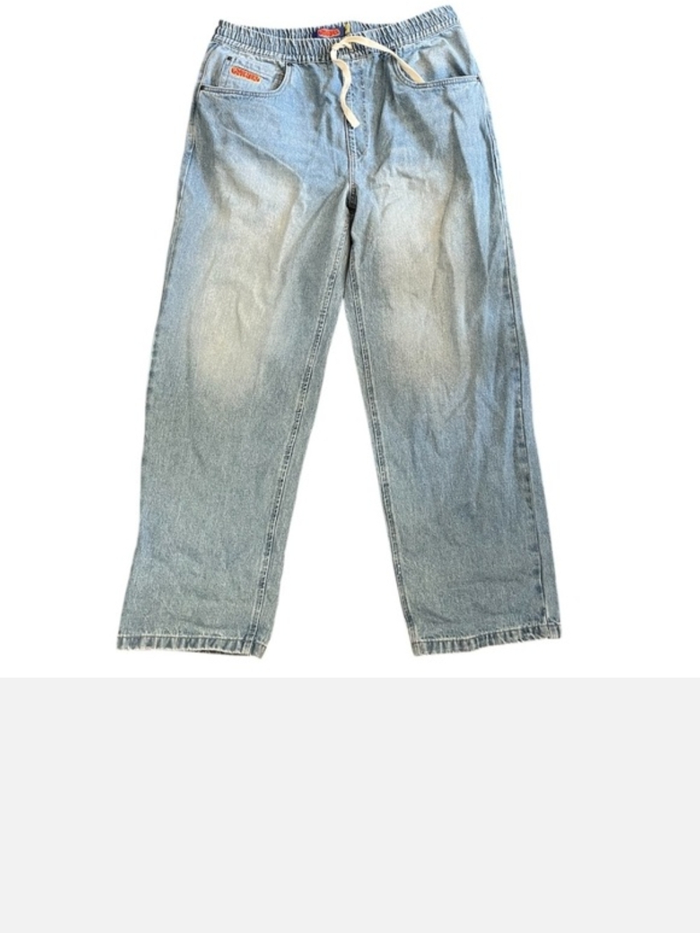 Empyre Light Blue Relaxed Drawstring Jeans